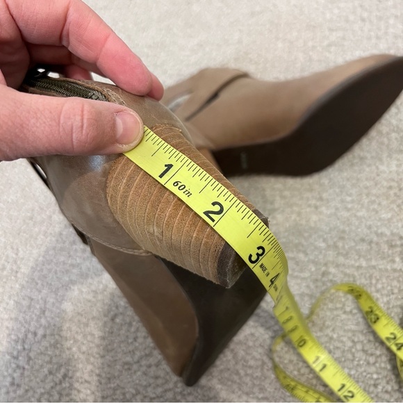 VIONIC Rory Leather Buckle Strap Ankle Booties Boots Tan Women Size 7.5 322RORY, - Picture 13 of 16